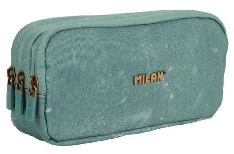 PORTATODO TRIPLE SERIE LAVA VERDE 22X11X6,5CM