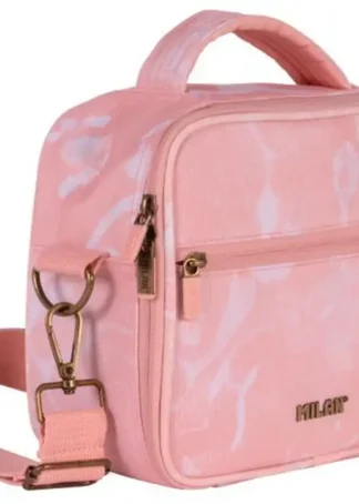 BOLSA ISOTERMICA 3,5L CON 3 RECIPIENTES SERIE LAVA ROSA