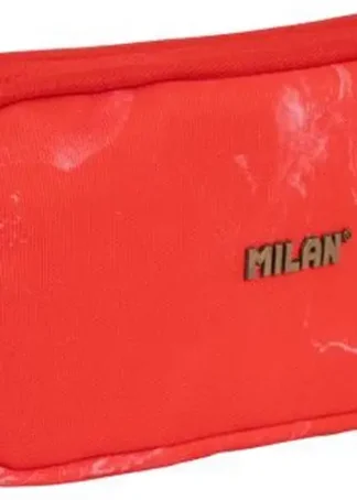 PORTATODO TRIPLE SERIE LAVA ROJO 22X11X6,5CM