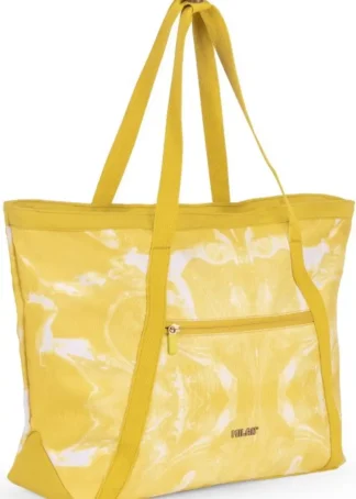 BOLSO SHOPPER GRANDE SERIE LAVA AMARILLA 52X36X3CM MILAN