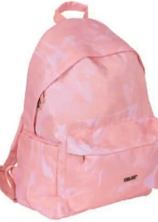 MOCHILA ESCOLAR CLASICA 2 CREMALLERAS 22L SERIE LAVA ROSA