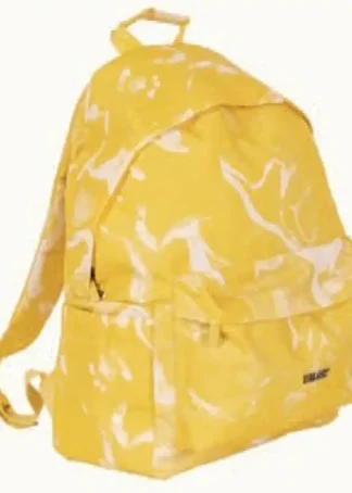 MOCHILA ESCOLAR CLASICA 2 CREMALLERAS 22L SERIE LAVA AMARIL