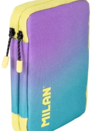 PLUMIER 2 PISOS CON CONTENIDO COLECCION SUNSET TURQUESA