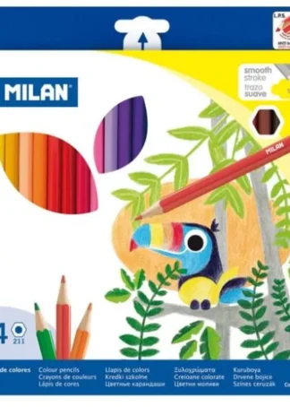 ESTUCHE 24 LAPICES DE COLORES HEXAGONALES 211 MILAN