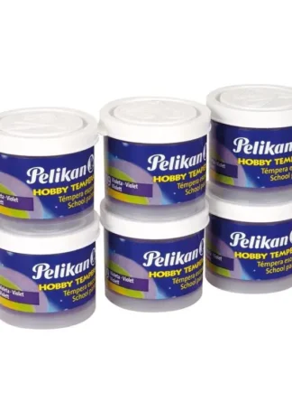 C/6 BOTES TEMPERA PELIKAN 40ML COLOR VIOLETA Nº109