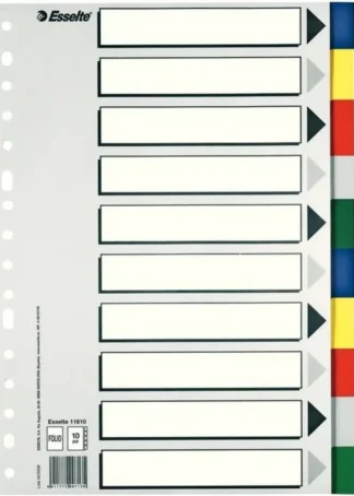 BOLSA SEPARADORES Fº 10 PESTAÑAS MULTITALADRO PP