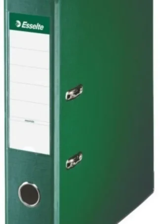 ARCHIVADOR PALANCA Fº 75MM CARTON FORRADO PLASTICO VERDE