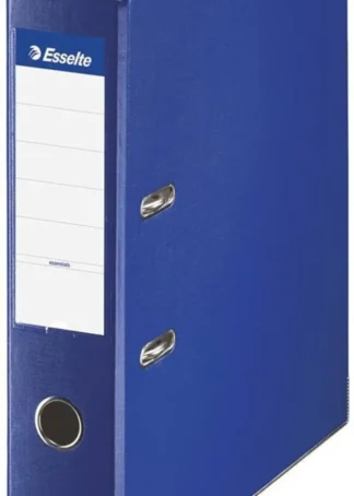 ARCHIVADOR PALANCA Fº 75MM CARTON FORRADO PLASTICO AZUL