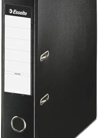 ARCHIVADOR PALANCA Fº 75MM CARTON FORRADO PLASTICO NEGRO
