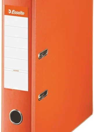 ARCHIVADOR PALANCA Fº 75MM CARTON FORRADO PLASTICO NARANJA