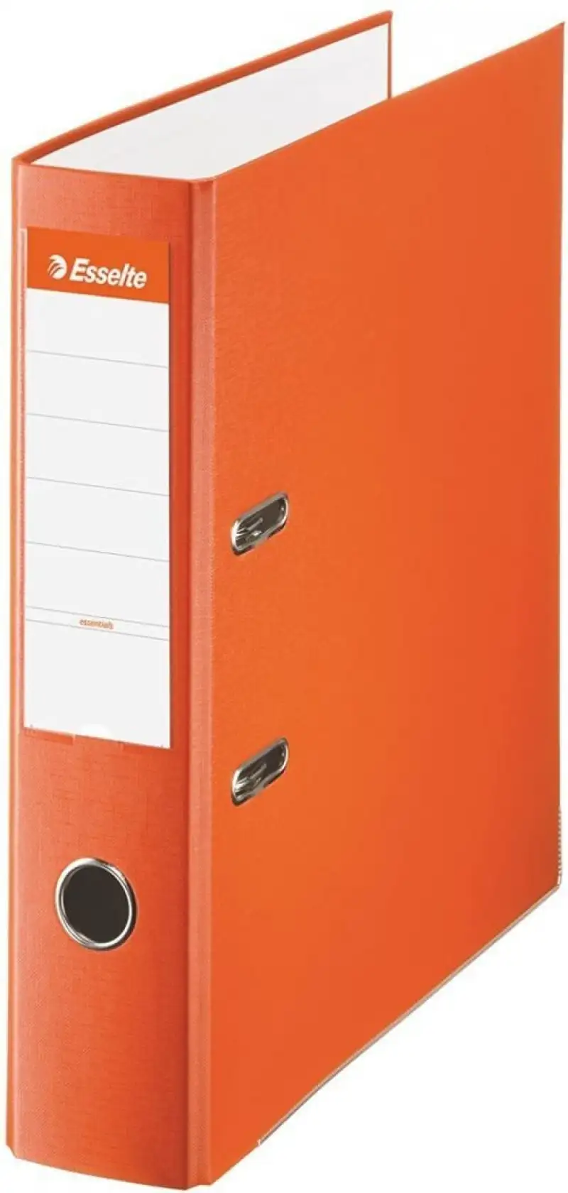 ARCHIVADOR PALANCA Fº 75MM CARTON FORRADO PLASTICO NARANJA