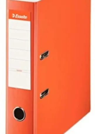 ARCHIVADOR PALANCA A4 75MM CARTON FORRADO PLASTICO NARANJA