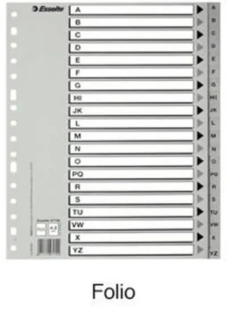BOLSA INDICE ALFABETICO FOLIO MULTITALADRO