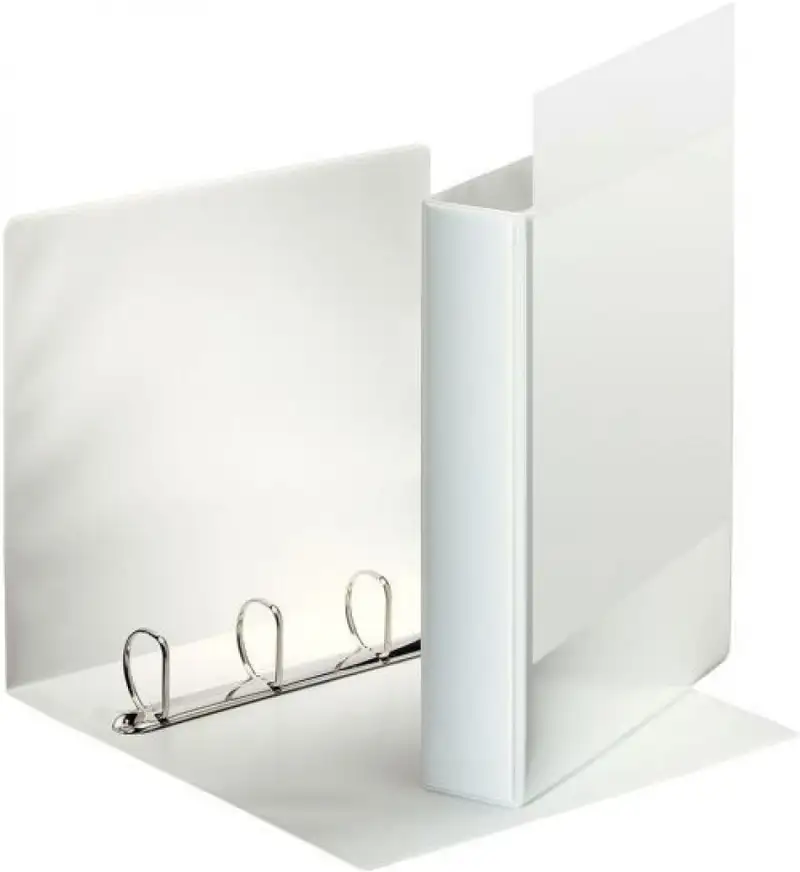 CARPETA CANGURO A4 4 ANILLAS 40MM MIXTAS COLOR BLANCO