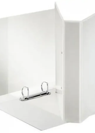 CARPETA CANGURO A4 2 ANILLAS 25MM MIXTAS COLOR BLANCO