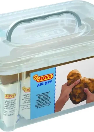 SET PASTA MODELAR 500G AIR DRY CLAY 5 BLANCO + 2 TERRACOTA