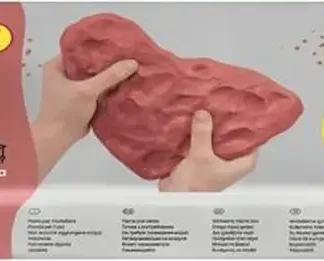 PASTA PARA MODELAR AIR DRY CLAY JOVI 1KG TERRACOTA