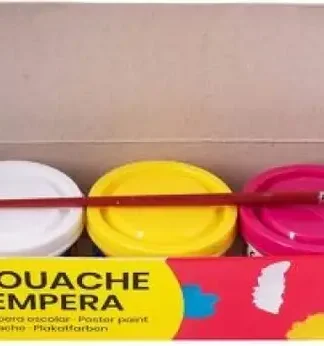 ESTUCHE 5 BOTES TEMPERA JOVI 35ML COLORES PRIMARIOS