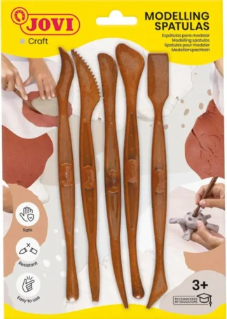 BLISTER 5 MODELADORES PARA PLASTILINA JOVI