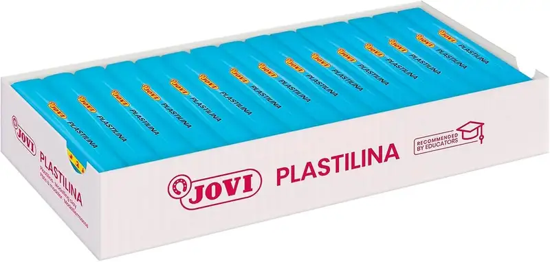 C/15 TACOS PLASTILINA JOVI 71 MEDIANA 150G. AZUL CLARO