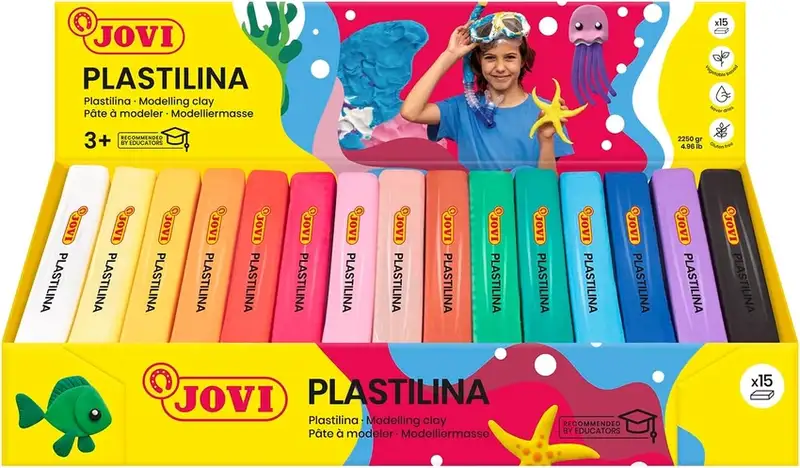 C/15 TACOS PLASTILINA JOVI 71S MEDIANA 150G. SURTIDO