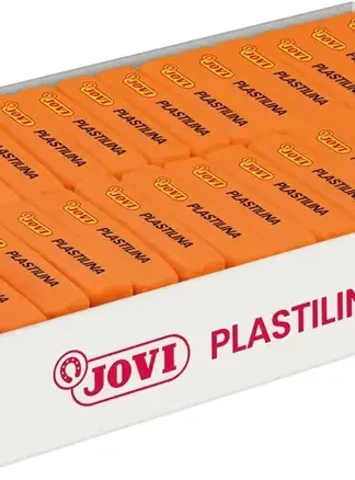 C/30 TACOS PLASTILINA JOVI 70 PEQUEÑA 50G. NARANJA
