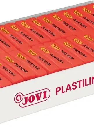 C/30 TACOS PLASTILINA JOVI 70 PEQUEÑA 50G. ROJO