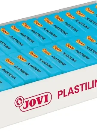 C/30 TACOS PLASTILINA JOVI 70 PEQUEÑA 50G. AZUL CLARO