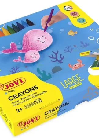 CAJA DE 300 CERAS PLASTICAS COLORES SURTIDOS