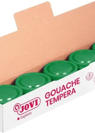 C/5 BOTES TEMPERA JOVI 35ML VERDE MEDIO