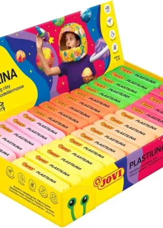 C/30 TACOS PLASTILINA NEON JOVI 70F PEQUEÑA 50G. SURTIDO