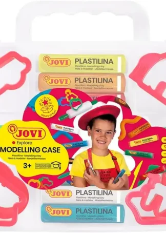 MALETIN 8 TACOS PLASTILINA + 1 RODILLO + ACCESORIOS