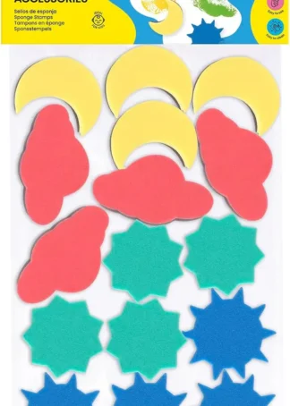 BOLSA COLGABLE 16 ESPONJAS 4 FORMAS SURTIDAS