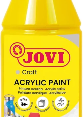 BOTE PINTURA JOVIDECOR ACRYL AMARILLO 250ML