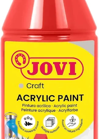 BOTE PINTURA JOVIDECOR ACRYL BERMELLON 250ML