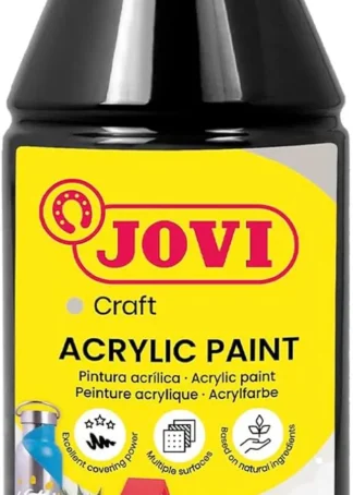 BOTE PINTURA JOVIDECOR ACRYL NEGRO 250ML