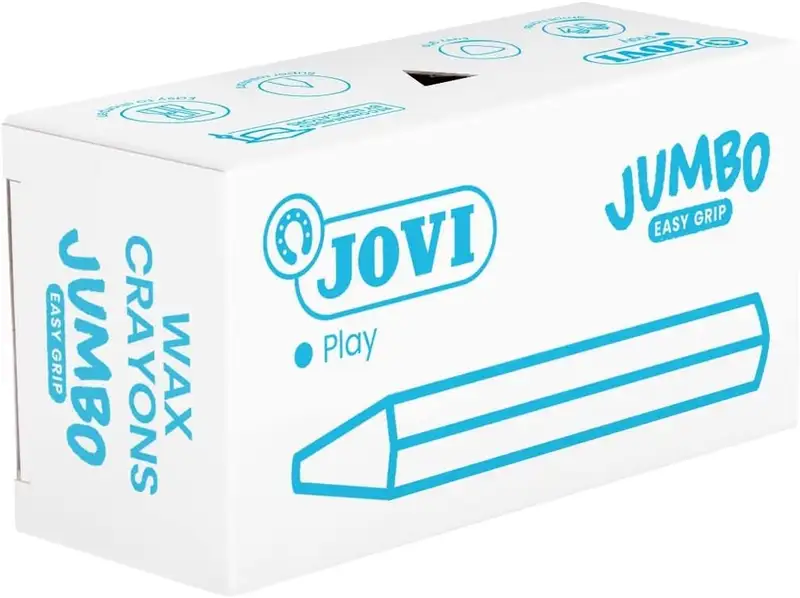 C/12 CERAS JOVICOLOR TRIWAX (TRIANGULARES) AZUL OSCURO