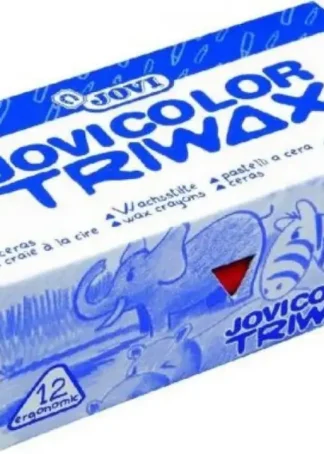 C/12 CERAS JOVICOLOR TRIWAX (TRIANGULARES) LILA