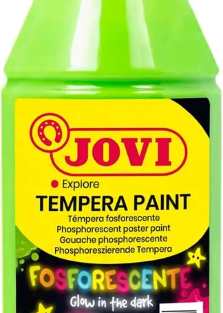BOTELLA TEMPERA FOSFORESCENTE VERDE 250ML