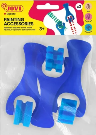 BOLSA COLGABLE 3 RODILLOS PEQUEÑOS ESPUMA FORMAS DIVERSAS