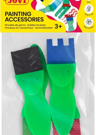 BOLSA COLGABLE 4 PINCEL FORMAS VARIADAS ESPUMA JOVI