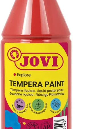 BOTE TEMPERA LIQUIDA JOVI 250ML BERMELLON