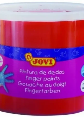 ESTUCHE 5 BOTES PINTURA DEDOS JOVI 125ML BERMELLON