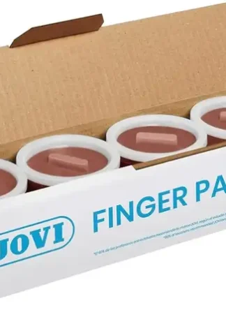 ESTUCHE 5 BOTES PINTURA DEDOS JOVI 125ML MARRON