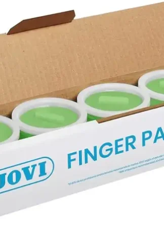 ESTUCHE 5 BOTES PINTURA DEDOS JOVI 125ML VERDE