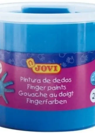 ESTUCHE 5 BOTES PINTURA DEDOS JOVI 125ML AZUL