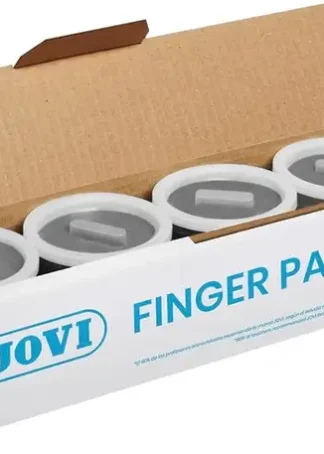 ESTUCHE 5 BOTES PINTURA DEDOS JOVI 125ML NEGRO