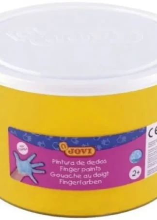 BOTE PINTURA DE DEDOS 500ML AMARILLO