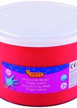 BOTE PINTURA DE DEDOS 500ML BERMELLON