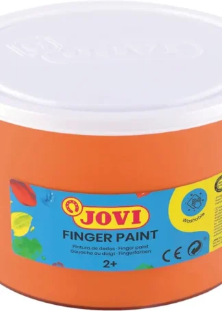 BOTE PINTURA DE DEDOS 500ML NARANJA